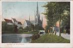 WOERDEN - Stadsgezicht, groeten uit Woerden, Verzamelen, Ansichtkaarten | Nederland, Verzenden, Gelopen