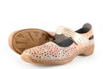 Rieker Instappers in maat 41 Beige | 10% extra korting, Kleding | Dames, Schoenen, Verzenden, Zo goed als nieuw, Rieker, Instappers