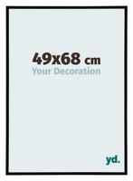 Fotolijst 49x68 cm - Zwart Hoogglans - Kunststof - Annecy, Huis en Inrichting, Woonaccessoires | Lijsten, Verzenden, Nieuw