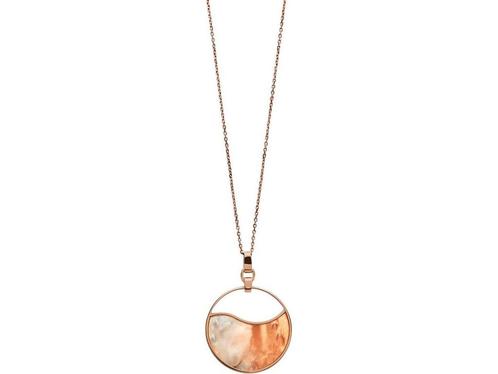 Skagen Dames Stainless Steel Parelmoer ketting One Size, Huis en Inrichting, Woonaccessoires | Overige, Zo goed als nieuw, Verzenden