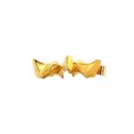 Gouden oorstekers Lapponia 14 krt, Sieraden, Tassen en Uiterlijk, Oorbellen, Goud, Goud, Zo goed als nieuw, Verzenden