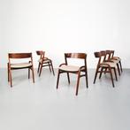 Vintage Deense eetkamerstoelen in palissanderhout, set van 6, Hout, Gebruikt, Overige kleuren, Deens Design, Scandinavisch, Vintage, Mid-Century