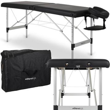 Aluminium Massagetafel - Inklapbaar/Draagbaar - Tot 250kg beschikbaar voor biedingen