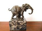 sculptuur, Milo - Lopende olifant - 3,6 kg - 21 cm - Brons, Antiek en Kunst