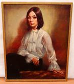 Rosendo González Carbonell (1910-1984) - Retrato femenino, Antiek en Kunst, Kunst | Schilderijen | Klassiek