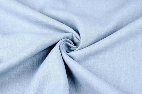 Gewassen Linnen Baby Blauw, Hobby en Vrije tijd, Stoffen en Lappen, Verzenden