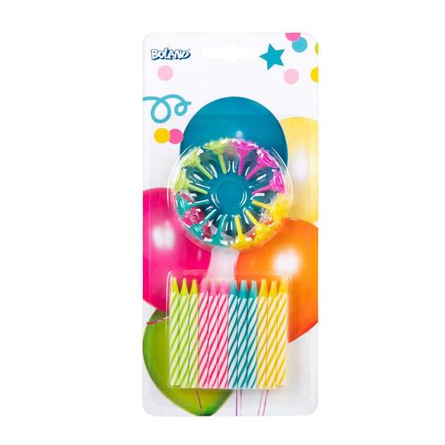 Gekleurde Kaarsen 5cm 24st, Hobby en Vrije tijd, Feestartikelen, Nieuw, Verzenden