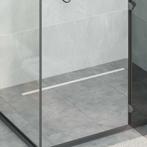 vidaXL 360° Doucheafvoer Met Slank Model Zilver 90 cm, Verzenden, Nieuw