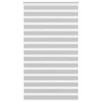 vidaXL Zebra rolgordijn 125x230 cm stofbreedte 120,9 cm, Verzenden, Nieuw, Grijs