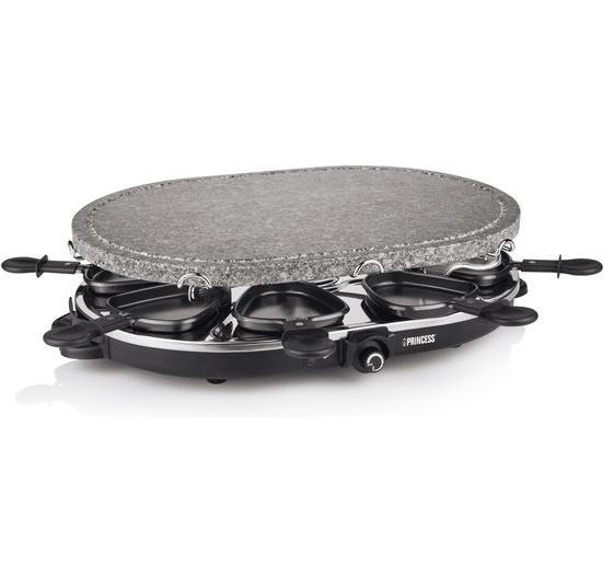 Princess Gourmetstel 162720 - Oval Steengrill &amp; Raclette, Witgoed en Apparatuur, Gourmetstellen, Nieuw, Ophalen of Verzenden