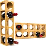 2dekans | Budu Wijnrek Bamboe 5 flessen - Wijnrek hout -, Ophalen of Verzenden, Zo goed als nieuw