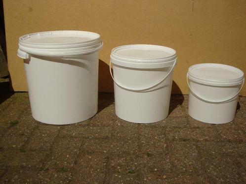 Emmer / Emmers met deksel, 5, 10, 20 liter. NIEUW, Doe-het-zelf en Verbouw, Kratten en Dozen, Nieuw, Ophalen of Verzenden