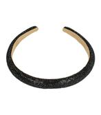 Diadeem Glitter Steentjes 1,5cm Zwart, Sieraden, Tassen en Uiterlijk, Nieuw