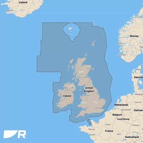 Raymarine LightHouse Waterkaart Groot-Brittanië en Ierland, Watersport en Boten, Navigatiemiddelen en Scheepselektronica, Nieuw