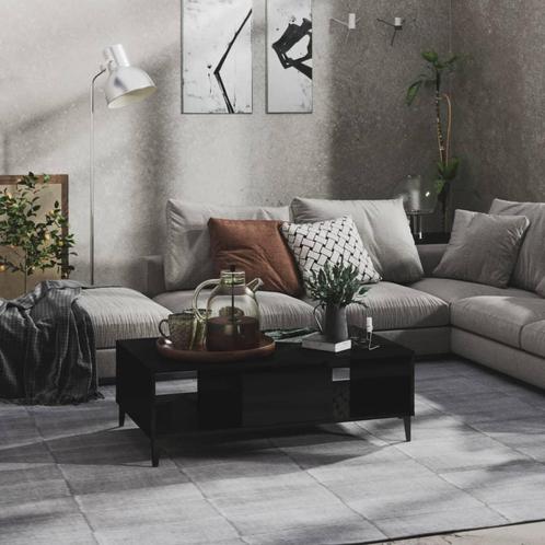 vidaXL Salontafel 103,5x60x35 cm bewerkt hout hoogglans, Huis en Inrichting, Tafels | Salontafels, 100 tot 150 cm, Nieuw, Overige houtsoorten