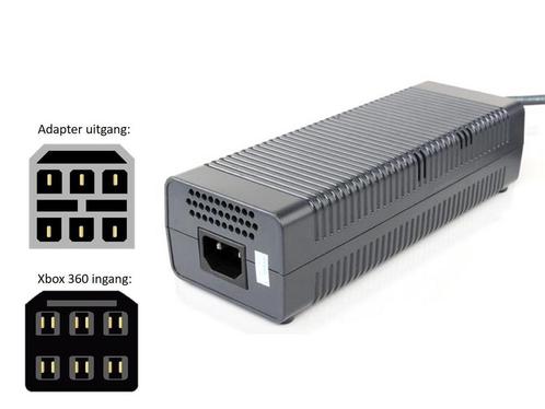 Microsoft Xbox 360 AC Adapter Stroomkabel, Spelcomputers en Games, Spelcomputers | Xbox 360, Ophalen of Verzenden