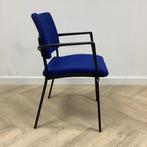 Tweedehands Beta Be19 vergaderstoel / zaalstoel, blauw -, Huis en Inrichting, Stoelen, Gebruikt, Zwart, Ophalen of Verzenden, Eén