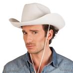 Witte verkleed cowboyhoed vilt - Cowboyhoeden, Verzenden, Nieuw