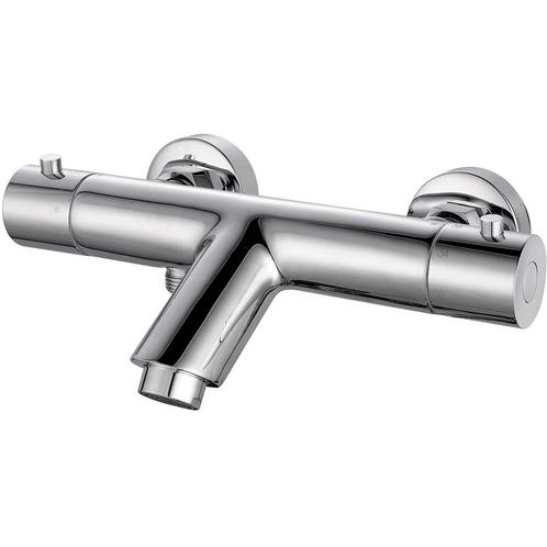 Xellanz Rio Thermostatische Badmengkraan - 15cm - Chroom, Doe-het-zelf en Verbouw, Sanitair, Nieuw, Ophalen of Verzenden