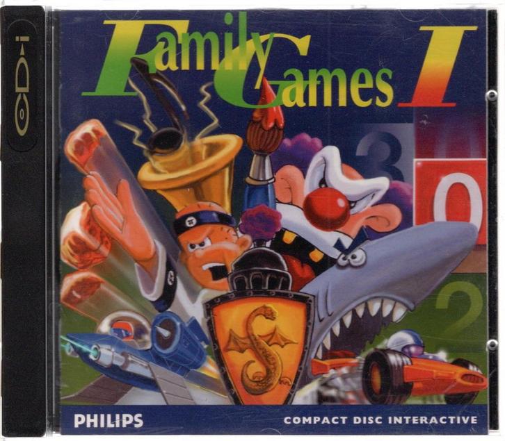 Philips CD-i / CDi Family Games 1, Spelcomputers en Games, Games | Overige, Zo goed als nieuw, Verzenden