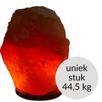 Himalaya Zoutlamp roze kleur, 44,5 kg - uniek stuk (incl., Ophalen of Verzenden, Nieuw