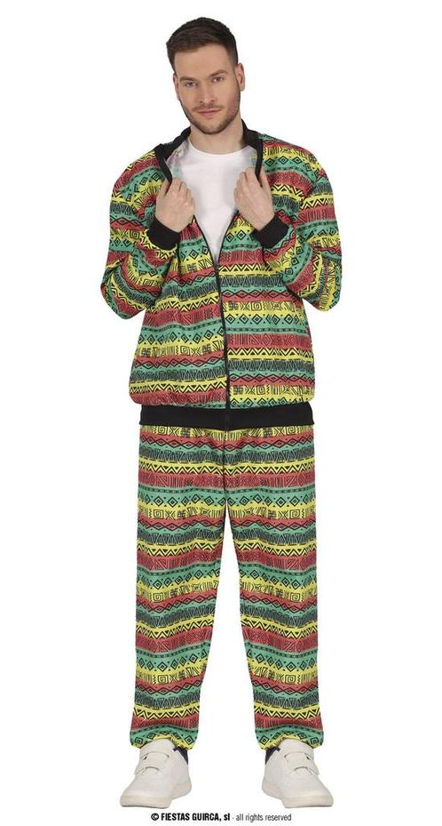 Kleurrijke African Style Trainingspak, Kleding | Heren, Carnavalskleding en Feestkleding, Nieuw, Ophalen of Verzenden
