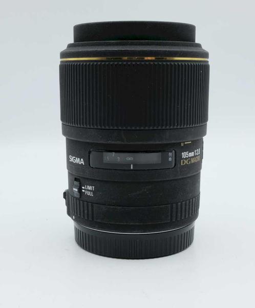 Sigma 105mm f/2.8 EX DG Macro  Canon OCASION (063), Audio, Tv en Foto, Fotografie | Lenzen en Objectieven, Gebruikt, Ophalen of Verzenden