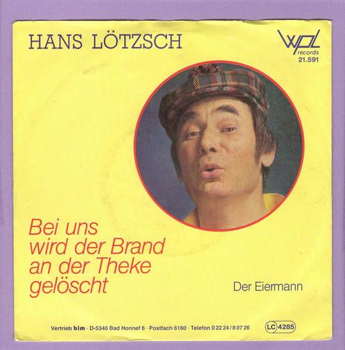 Hans Lötzsch – Der Eiermann / Bei Uns Wird Der Brand A..., Cd's en Dvd's, Vinyl Singles, Verzenden