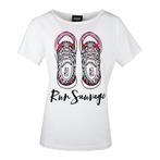 Verysimple • wit t-shirt met sneakers • 40 (IT46), Maat 38/40 (M), Verzenden, Nieuw, Wit