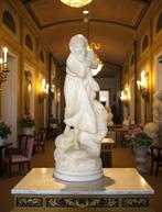 Beeld, Fanciulla che sorride nella natura - 41.5 cm -