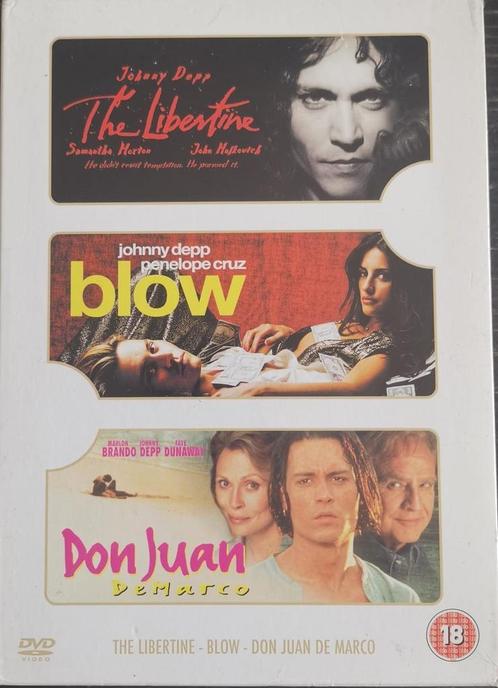 Johnny Depp 3 film box                     Gratis verzenden, Cd's en Dvd's, Dvd's | Tv en Series, Zo goed als nieuw, Boxset, Drama