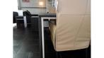 Eettafel Panda hoogglans wit met massief, Huis en Inrichting, Tafels | Eettafels, Ophalen of Verzenden, Nieuw, Rechthoekig