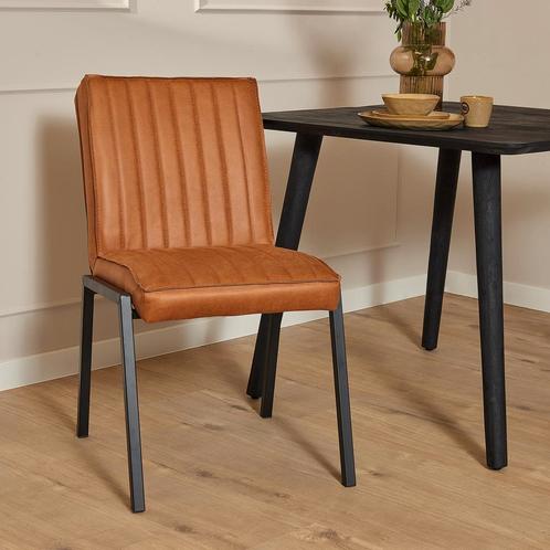 Eetkamerstoel Tivoli Bull | Cognac, Huis en Inrichting, Stoelen, Nieuw, Ophalen of Verzenden