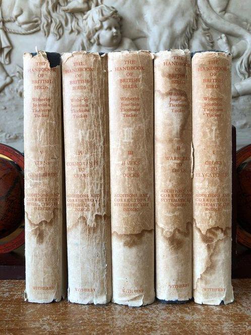 H. F. Witherby - The Handbook of British Birds (Volumes 1-5), Antiek en Kunst, Antiek | Boeken en Bijbels
