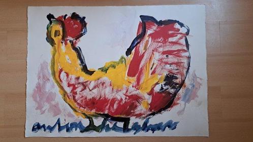 Anton Heyboer (1924-2005) - Kip, Antiek en Kunst, Kunst | Schilderijen | Modern