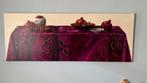 Sasja Wagenaar (1959) - Fuchsia zijde met granaatappels