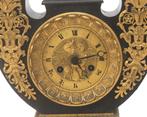 Liervormige Charles X schouwpendule, Huis en Inrichting, Woonaccessoires | Klokken, Gebruikt