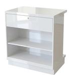 Excentric counter C-PEC-007 white full wood drawer
