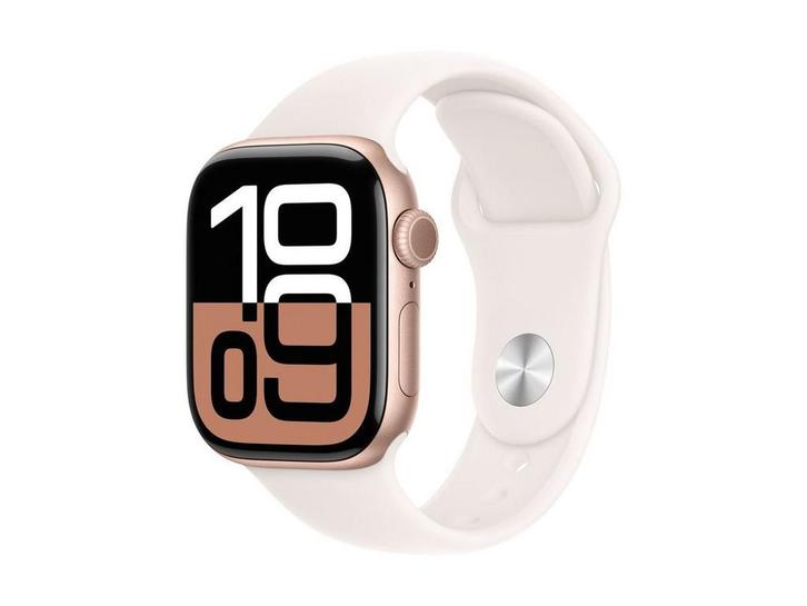 Apple Watch Series 10 - Smartwatch - 46mm - Rose Gouden, Sieraden, Tassen en Uiterlijk, Smartwatches, Zo goed als nieuw, Verzenden