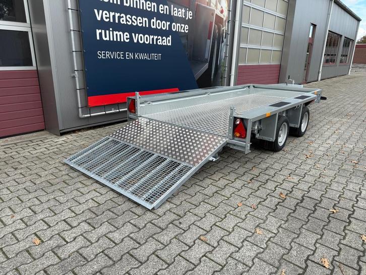 Ifor Williams machinetransporter | 366x157 cm - 3500 kg, Auto diversen, Aanhangers en Bagagewagens, Nieuw