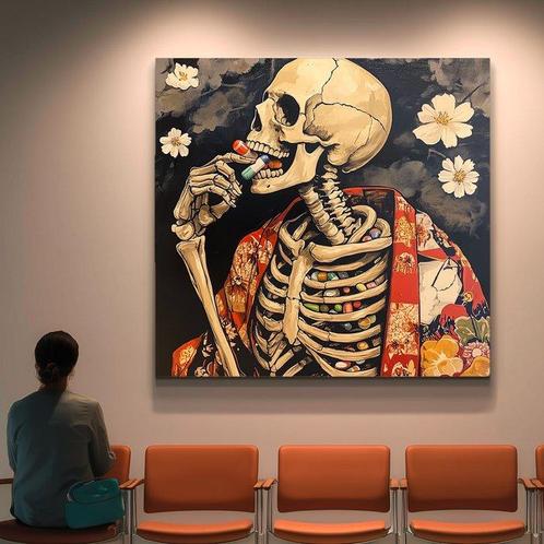 Medsan - Stop taking pills – Hand-Signed – Limited Edition, Antiek en Kunst, Kunst | Designobjecten