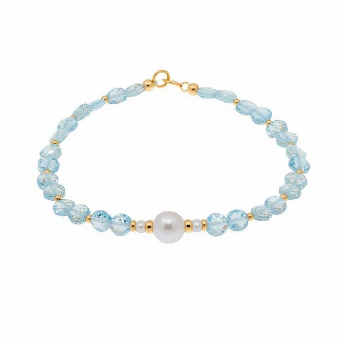 Zonder Minimumprijs - Armband - 18 karaat Geel goud Parel -, Sieraden, Tassen en Uiterlijk, Armbanden