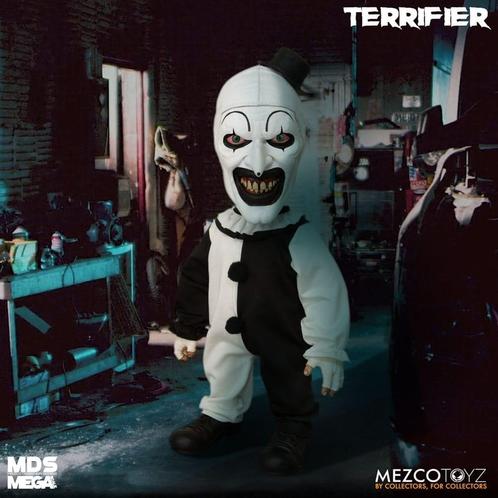 Terrifier MDS Mega Scale Plush Doll Art the Clown with Sound, Verzamelen, Film en Tv, Nieuw, Ophalen of Verzenden