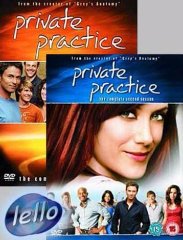Private Practice, Seizoen 1 &amp; 2, 2 DigiPacks, nieuw