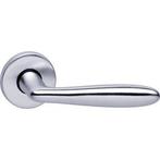 Intersteel Deurkruk / Deurklink Phobos op rozet chroom mat, Ophalen of Verzenden, Nieuw