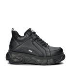 Buffalo Corin Vegan dad sneakers voor dames in het Zwart, Verzenden, Zwart, Nieuw, Sneakers of Gympen