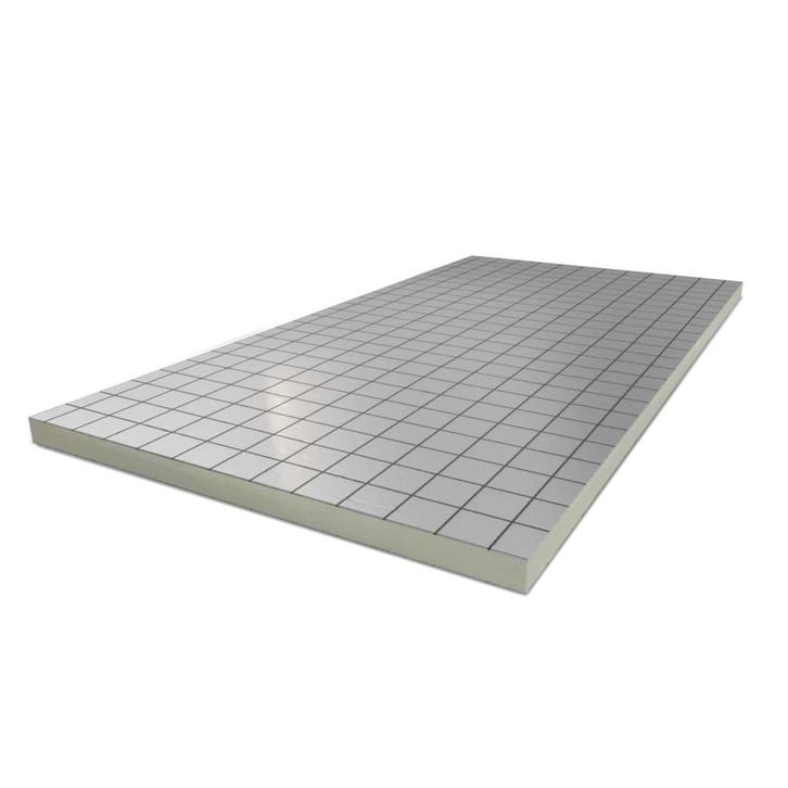 PIR 2-zijdig Aluminium 2400x1200x20mm Rd:0.91 (=2,88mÂ²), Doe-het-zelf en Verbouw, Isolatie en Afdichting, Minder dan 4 cm, Minder dan 5 m²