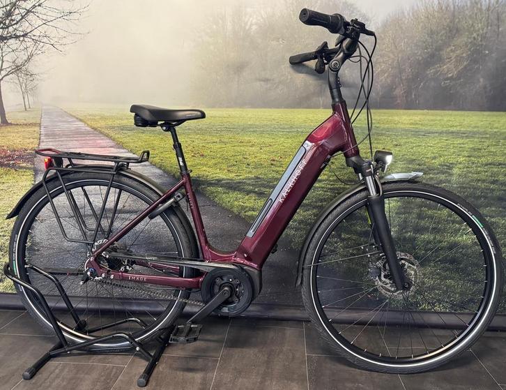 Kalkhoff IMAGE – Elektrische Fiets, 500WH, Middenmotor, Fietsen en Brommers, Elektrische fietsen, 50 km per accu of meer, Zo goed als nieuw
