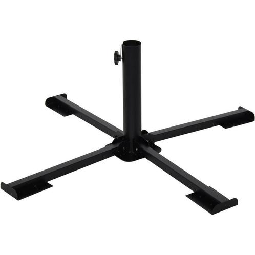 Kruispoot voor stokparasol, Huis en Inrichting, Stoelen, Zwart, Nieuw, Ophalen of Verzenden