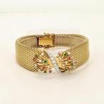 Armband - 18 karaat Geel goud, Witgoud Diamant (Natuurlijk), Nieuw